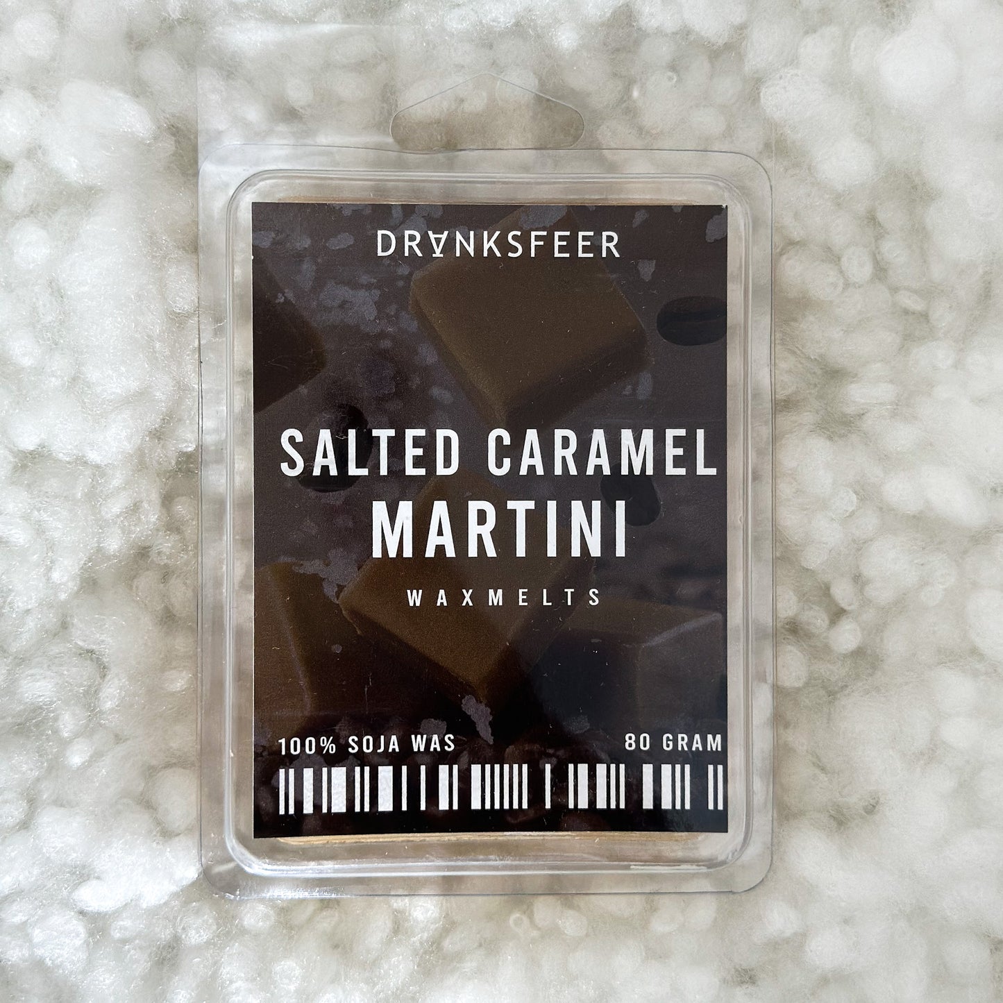 Salted Caramel Martini waxmelts, cocktail waxmelts, koffie geur, sojawas waxmelts, espresso geur in huis.