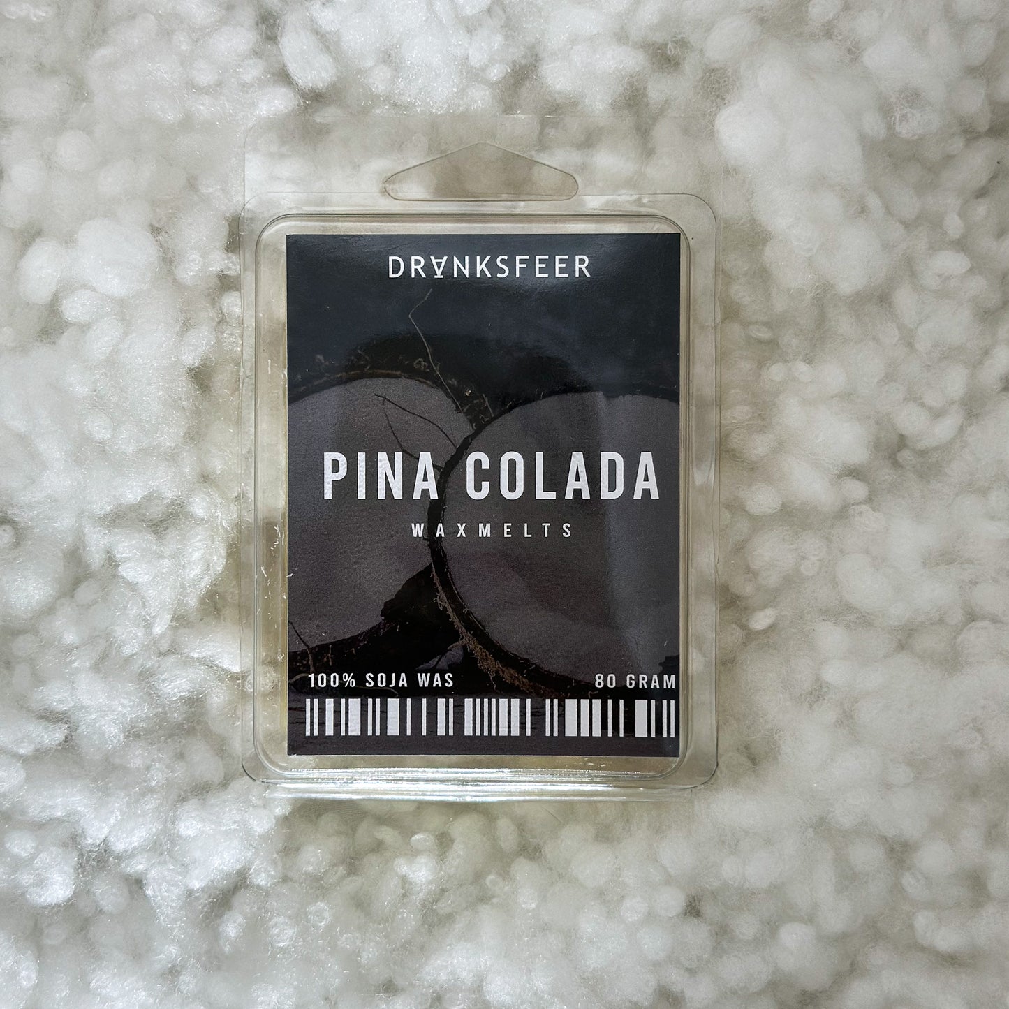 Pina Colada waxmelts, cocktail waxmelts, kokos geur, sojawas waxmelts, exotisch geur in huis.