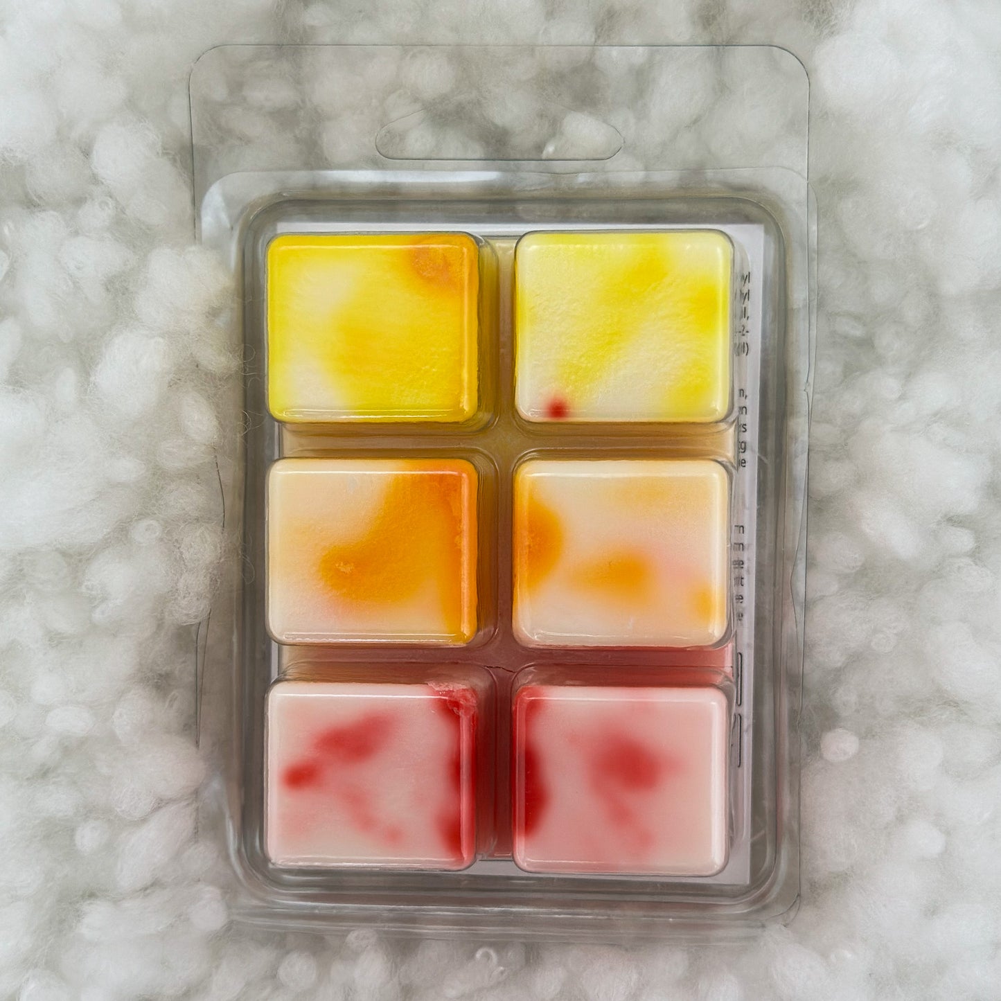 cocktails sex on the beach waxmelts, cocktail waxmelts, perzik geur, sojawas waxmelts, zomerse geur in huis.