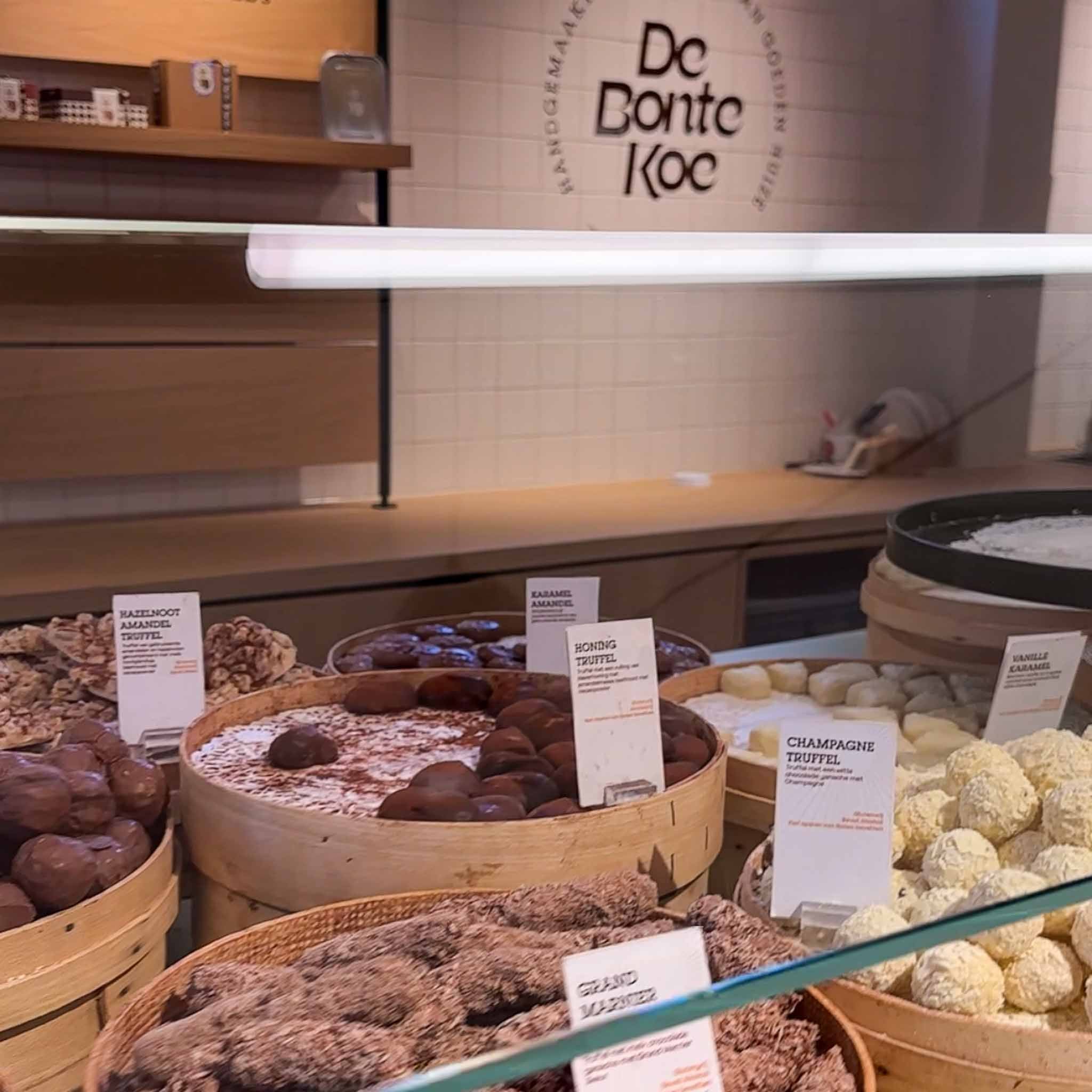 Likeurchocolade van De Bonte Koe in Schiedam tijdens het Schiedam Cocktail Weekend.